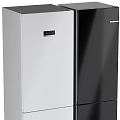 Modern Refrigerators And Freezers Featuring White Black Silver Colors And Sleek Designs