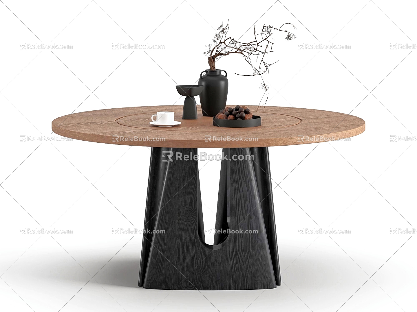 Table Round Table Ornaments 3d model