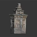 Traditional Ancient Pagoda Architecture With Multi Tiered Tile Roof And Intricate Carvings