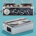 Retro Sound Recorder Radio Telegraph Radio 3d model