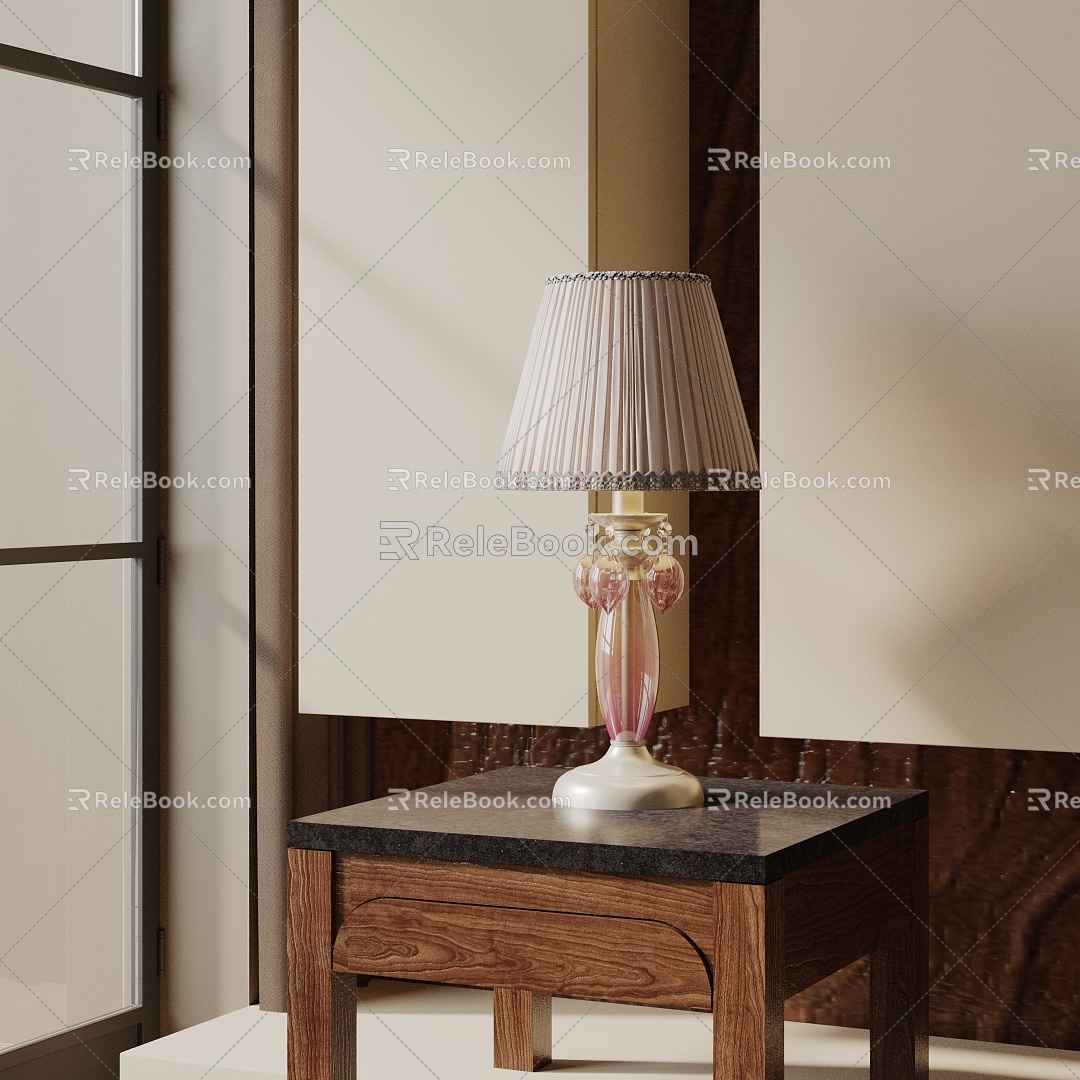 Modern table lamp 3d model