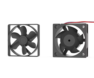Modern fan radiator 3d model