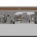 Stylish Clothing Store Interior With Elegant Decor Displayed Clothes And Soft Lighting