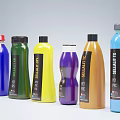 Colorful Sellmatix Cosmetic Perfume Bottles Collection With PET PVC Material
