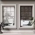 Various Wooden Window Blinds In Different Colors For Home Interior Design