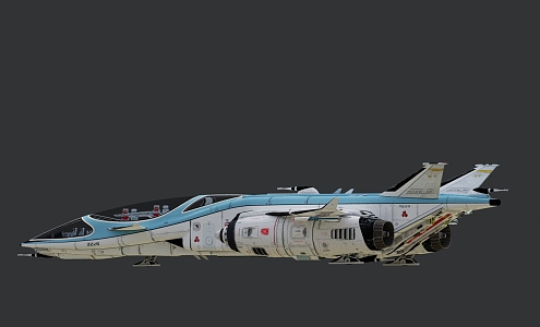 Aircraft Fighter Flying 3d model