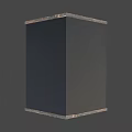 Wooden Dog House with Black Roof Arch Door Small Window and Support Legs Design