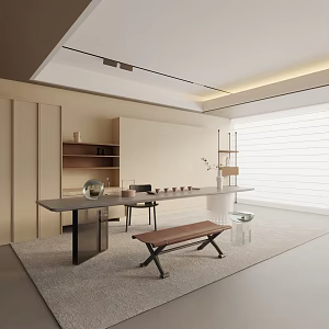 Modern Tea Room 3d model
