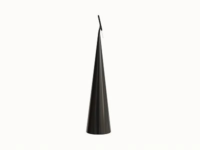 Modern Minimalist Black Floor Lamp Featuring Conical Design And Sleek Finish 3d model