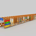 Wooden Adventure Path Playground Equipment With Climbing Net And Colorful Interactive Features