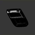 Black Electronic Calculator with Green Display Screen and User Friendly Keypad for Daily Calculations