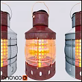 Retro Style Electric Lanterns With Warm Glow And Three Color Choices For Home Use