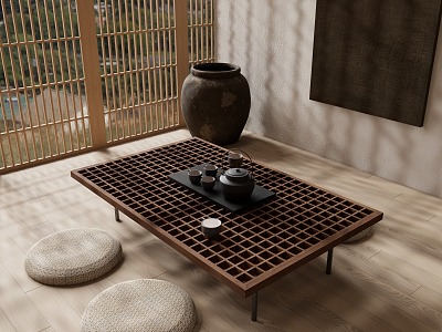 Quiet Tea Table and Chair model