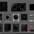 Kitchen Appliances Various Induction Cooktops With Modern Designs And Styles