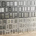 Modern window combination window glass window floor-to-ceiling window balcony window bay window bedroom window casement window door and window stainless steel sliding window 3d model