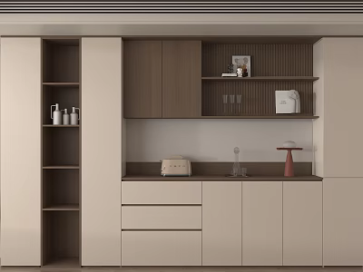 Modern Wine Cabinet Sideboard Wine Cabinet 3d model