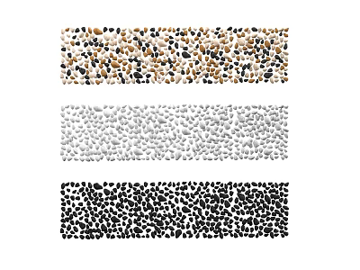 Modern Stone Paving Pebbles Gravel Pebbles Paving Stone 3d model