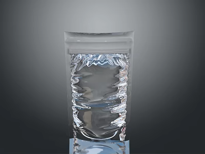 Industrial Transparent Glass Equipment Featuring Water Filled Container And Stable Base 3d model