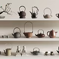 New Chinese Tea Set 3d model