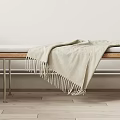 Modern sofa stool 3d model