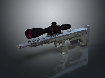 Modern Open Kitchen Interior Design With Island Counter And Appliances 3d model