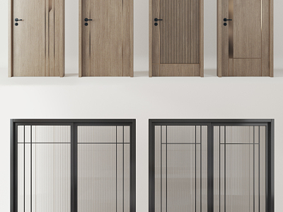 Modern swing door model