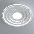 Modern LED Ceiling Lights Round Star Square Shapes With Decorative Dots