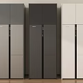 Modern Standing Refrigerators In Three Colors Grey Black White For Home Kitchen