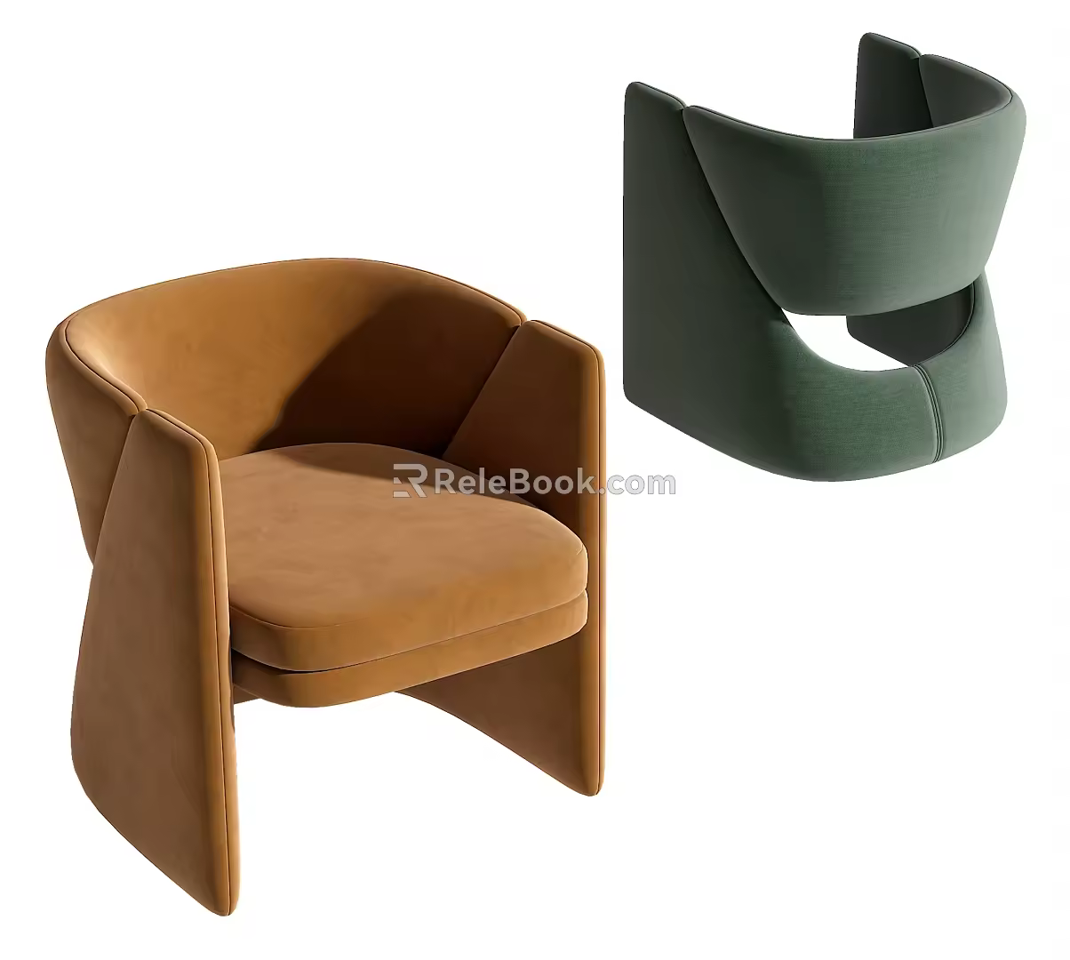 Single sofa 3d model
