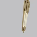 Modern Gold Metal and Glass Wall Lamps With Geometric Vertical Design for Home Decor