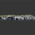 Geography, topography, mountain shape, ridge, ridge, valley, mountain range, canyon, geomorphology, mountain peak, mountain body 3d model