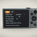 Canon PowerShot Silver Compact Digital Camera with Sleek Body and Retractable Lens