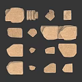 Brown Sculpture Carving Stone Slabs In Various Shapes And Sizes