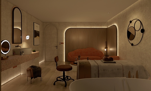 Modern SPA Clubhouse 3d model