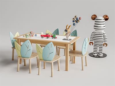 Modern Children's Desk and Chair Children's Desk and Chair Children's Desk and Chair model