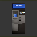 Advanced ATM Machine With Interactive Digital Screen For Self Service Banking 3d model