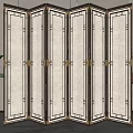 Screen partition 3d model