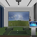 Functional Golf Storage Rack Organizing Golf Bag Clubs and Shoes