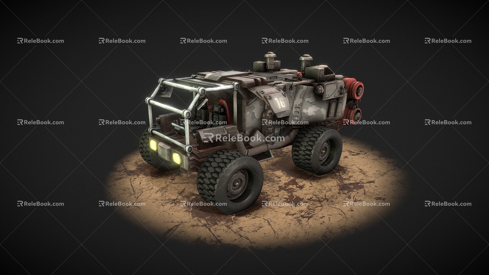 Military Truck 3d model