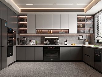 Modern Kitchen 3d model