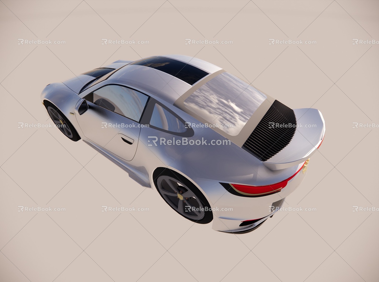 Porsche Classic sports car 3d model