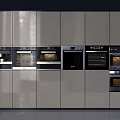 Modern Built in Kitchen Appliances with Sleek Cabinet Design and Integrated Ovens