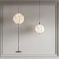Floor lamp pendant lamp combination 3d model