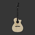High Quality Elegant Wooden Acoustic Guitar With Natural Wood Grain And Modern Design