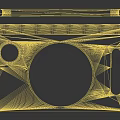 White Rectangular Mechanical Component With Circular Hole And Small Opening Structure