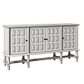 Modern Black And Wooden TV Stand With Storage Cabinets And Simple Design