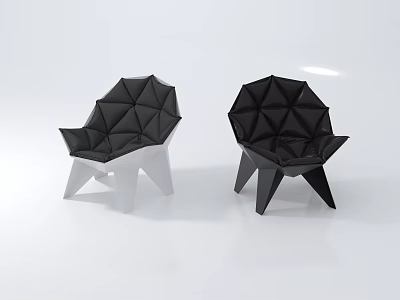 modern leisure chair leisure sofa 3d model