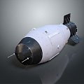 modern missile bomb airborne missile shipborne missile 3d model