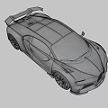 Bugatti Super Run 3d model