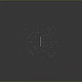 Beautiful Falling Snowflakes on Dark Black Background with Snowflake Reflections